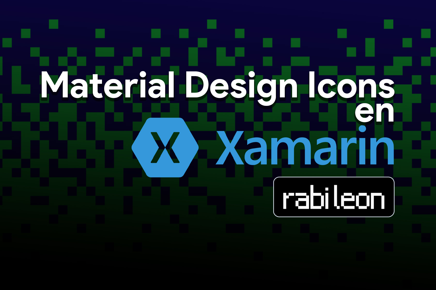 Font Material Design Icons en Xamarin Forms